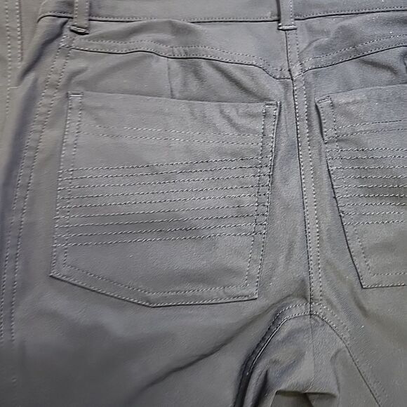 Lululemon Athletica Commuter Travel Chino Zipper Pants Pockets Indigo Womens Sz4 - Picture 9 of 16